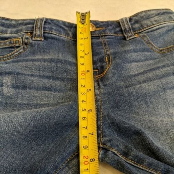 Cat And Jack Girl's Stretch Soft Denim Jegging Size 6 Pull On Blue EUC - Picture 8 of 12